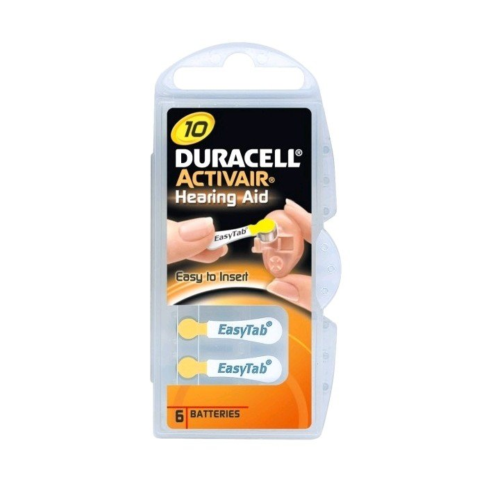 Batéria DURACELL DA10 (PR10L, PR70, 10A, ZA10, PR536) P6