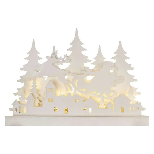 Vianočná dekorácia - LED DEDINKA