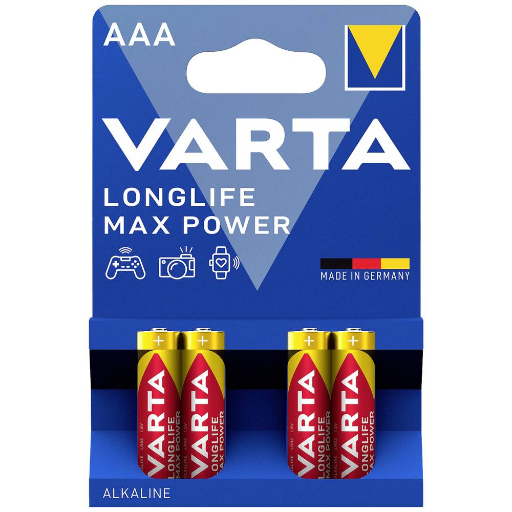 Batéria Varta LONGLIFE Max Power AAA